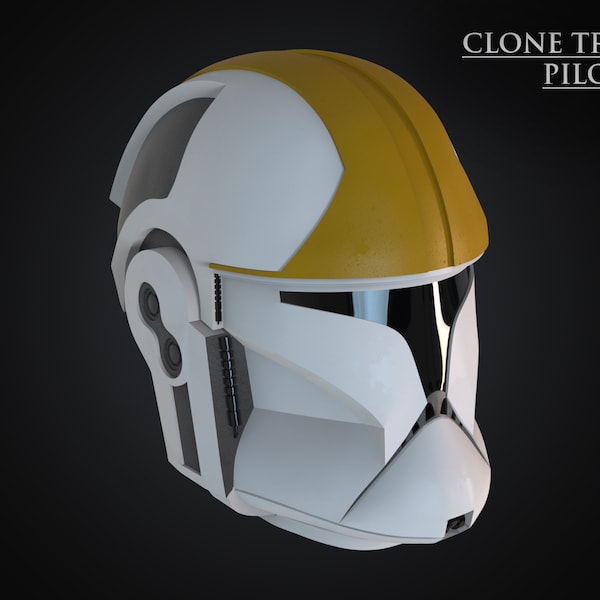 Clone Trooper Pilot Helmet Phase 1 3D Print STL Files