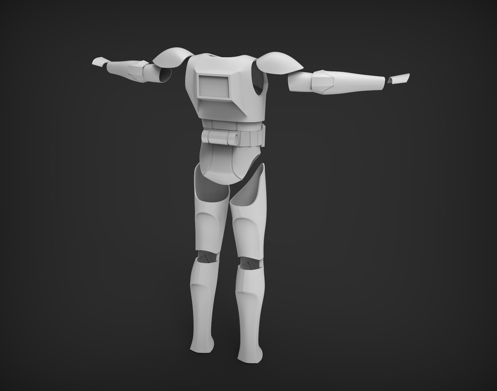 animated clone trooper armor