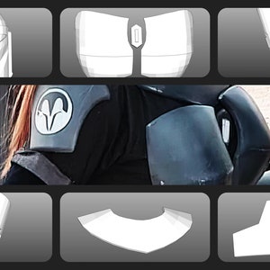 Bo Katan Nite Owl Armor Bundle TCW 3D Foam Pattern Papercraft Digital Templates for Cosplay PDO Pepakura Files DIY