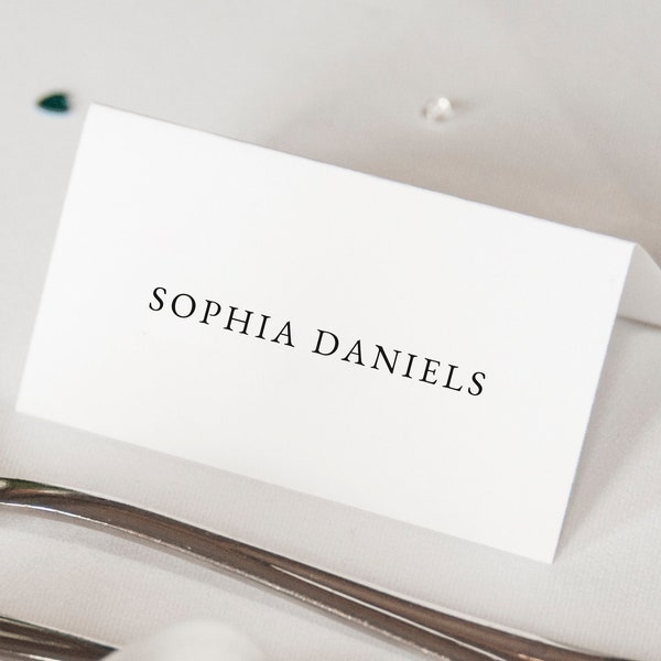 Folded Wedding Name Tags Etsy
