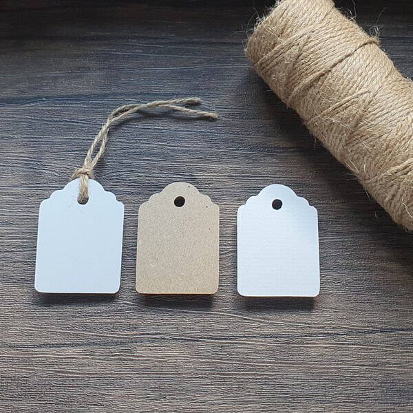 Blank Gift Tags Etsy