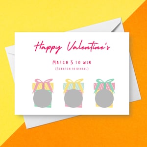 carte à gratter rose de Zazzle.be Liste d'envies Vous avez des idées ? Personnalisé pour toute occasion | Match 3 pour gagner | Saint-Valentin personnalisée à gratter | Cadeau caché surprise