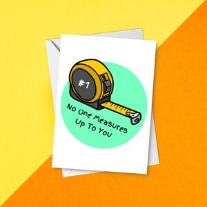 Niemand kommt dir gleich - Lustige Vatertags-Wortspielkarte | Punny Dad Scherz für Papa, Mama, Onkel, Tante, Opa, Gran | Tool Box Pun Bday Card