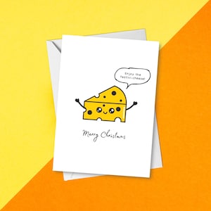 Profitez du jeu de mots drôle de carte de Noël Festivi-Cheese | de voeux de joyeuses fêtes de Punny de Zazzle.be Liste d'envies Vous avez des idées ? Jeux de mots jaunes amusants et mignons au fromage de Noël