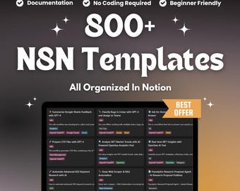 800+ n8n Workflow Templates | All-in-One, Organized & Ready-to-Use in Notion