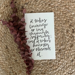 C.S. Lewis Quote Calligraphy Print