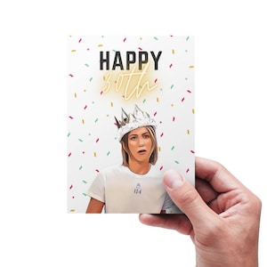 Amis imprimables Rachel Green anniversaire carte, joyeux 30e anniversaire, grand trente anniversaire, carte d’anniversaire numérique drôle, émission de télévision amis