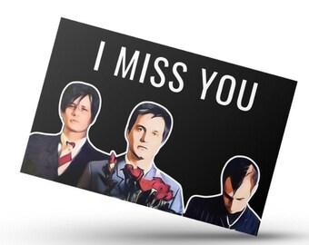 Carte d’amour imprimable Blink 182, carte lyrique Blink 182 I Miss You, carte d’anniversaire du groupe Punk Rock, carte Tom Delonge, carte de bande Blink 182