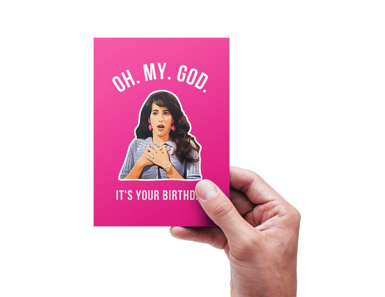 Printable Janice Friends Birthday Card, Oh My God It's Your Birthday ...