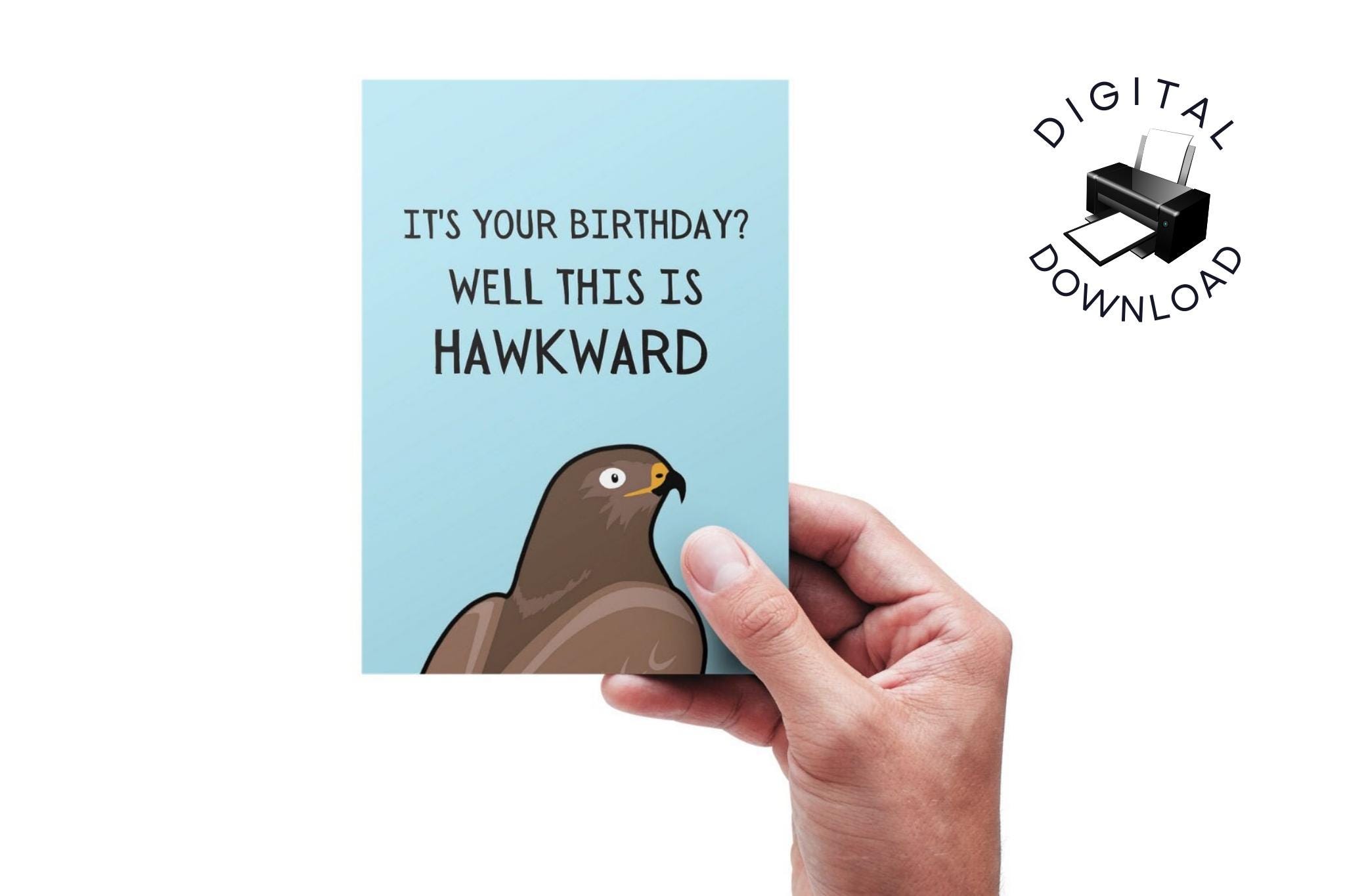 Ferruginous Hawk Prey Hunting Flight Bird Art Card - View #11