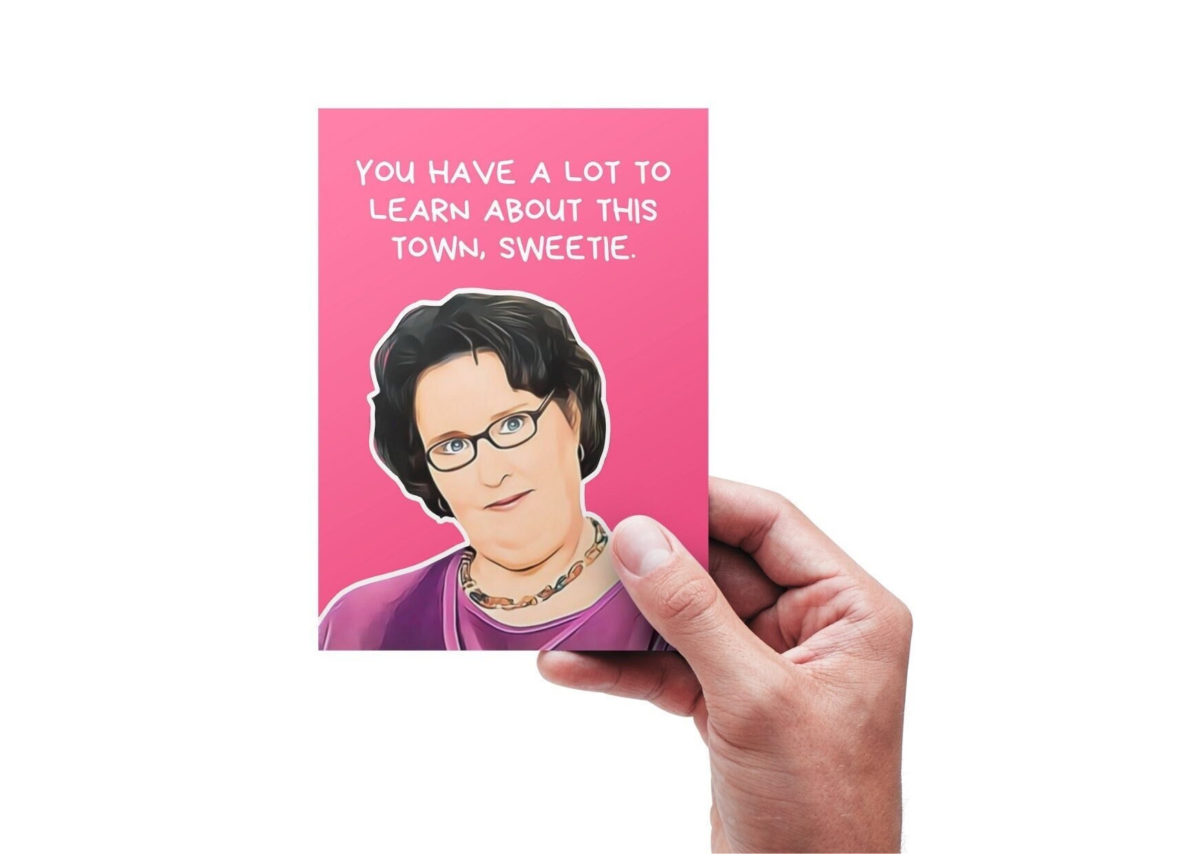 Printable the Office Welcome Card Funny Phyllis Vance Card - Etsy