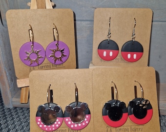 Polymer Clay | Disney Mickey Mouse Minnie Mouse Rapunzel inspired