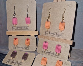 Polymer Clay | Earrings Summer Spring Ice Cream