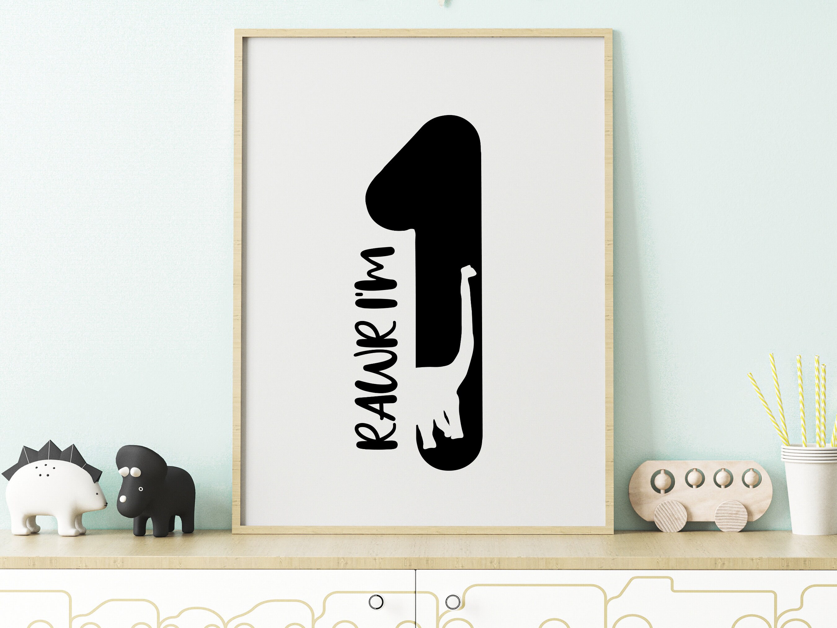 Rawr I'm One Svg Png Pdf First Birthday Svg Kids - Etsy