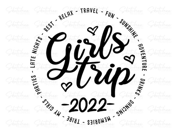 Girls Trip 2022 SVG Vacation SVG Girls Weekend Svg Cricut | Etsy Canada