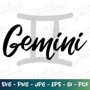 Gemini Zodiac SVG, Gemini Sign, Gemini  Astrology, Horoscope SVG, Gemini , Cricut Cut File, Constellation, Gemini Astrology, Gemini twin