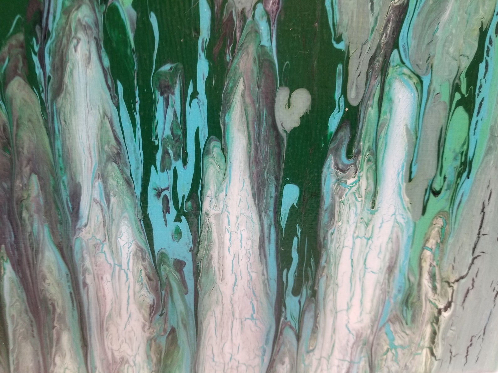 Original Art Murky Waters 11x14 Stretched Canvas Etsy