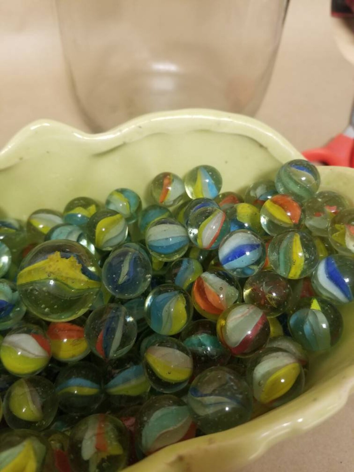 Vintage Cat Eye Marbles Over 2 Pound Lot Etsy