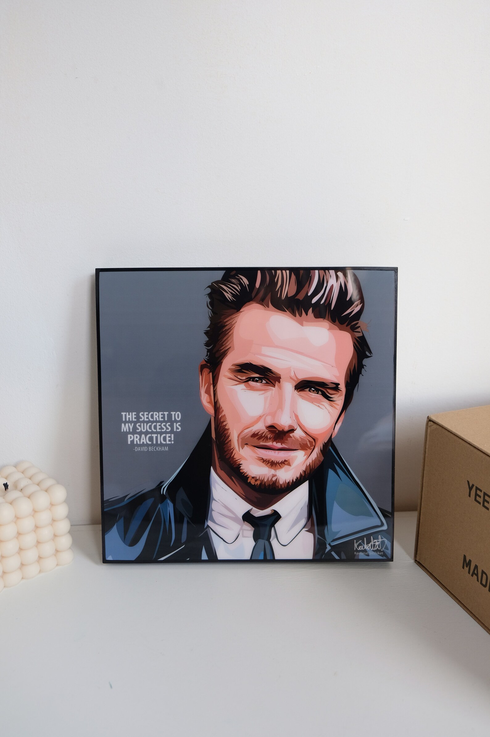 David Beckham Man United Football Legend Pop Art / England Etsy