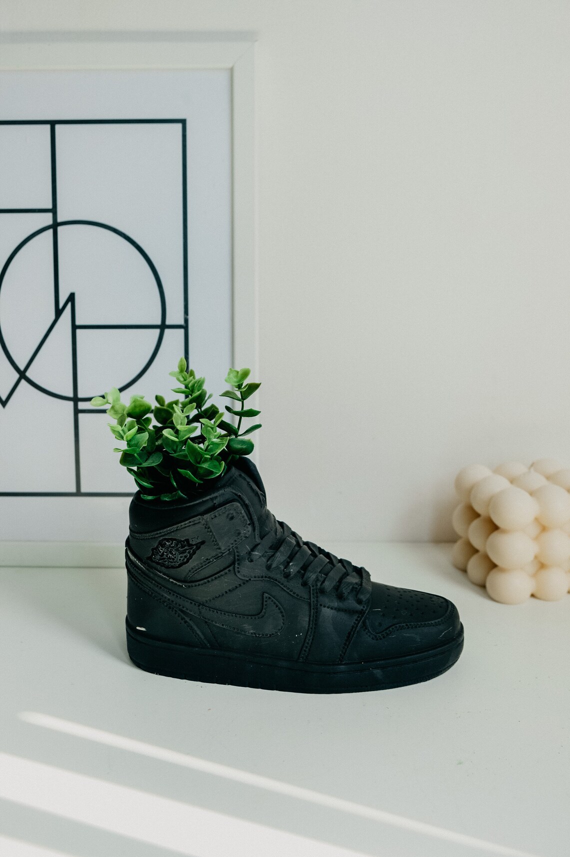 Basketball Sneaker Handmade Trainer Plant Pot Vase / Storage Etsy