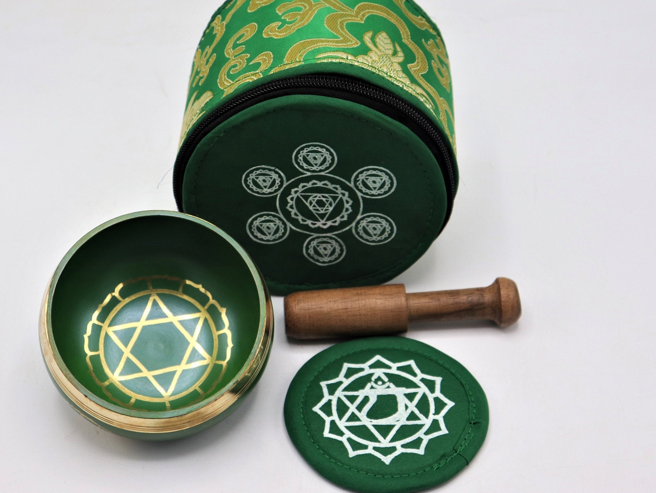 49.5CM THE HEART chakra singing bowl setseven chakra Etsy