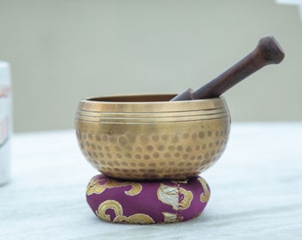 Tibetan Singing Bowl 3.5&quot;: Hand Beaten for Sound Healing