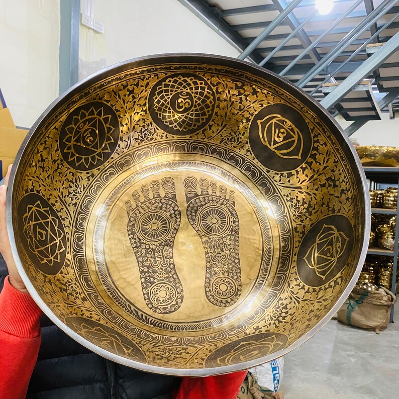 Extra Large Foot Singing Bowl Deep Vibration Healing Bowls for Etsy