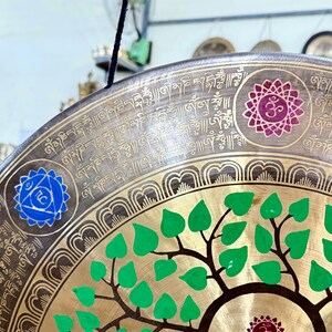 Seven Chakra Handmade Nepalese Meditation Gong With Stand - Etsy