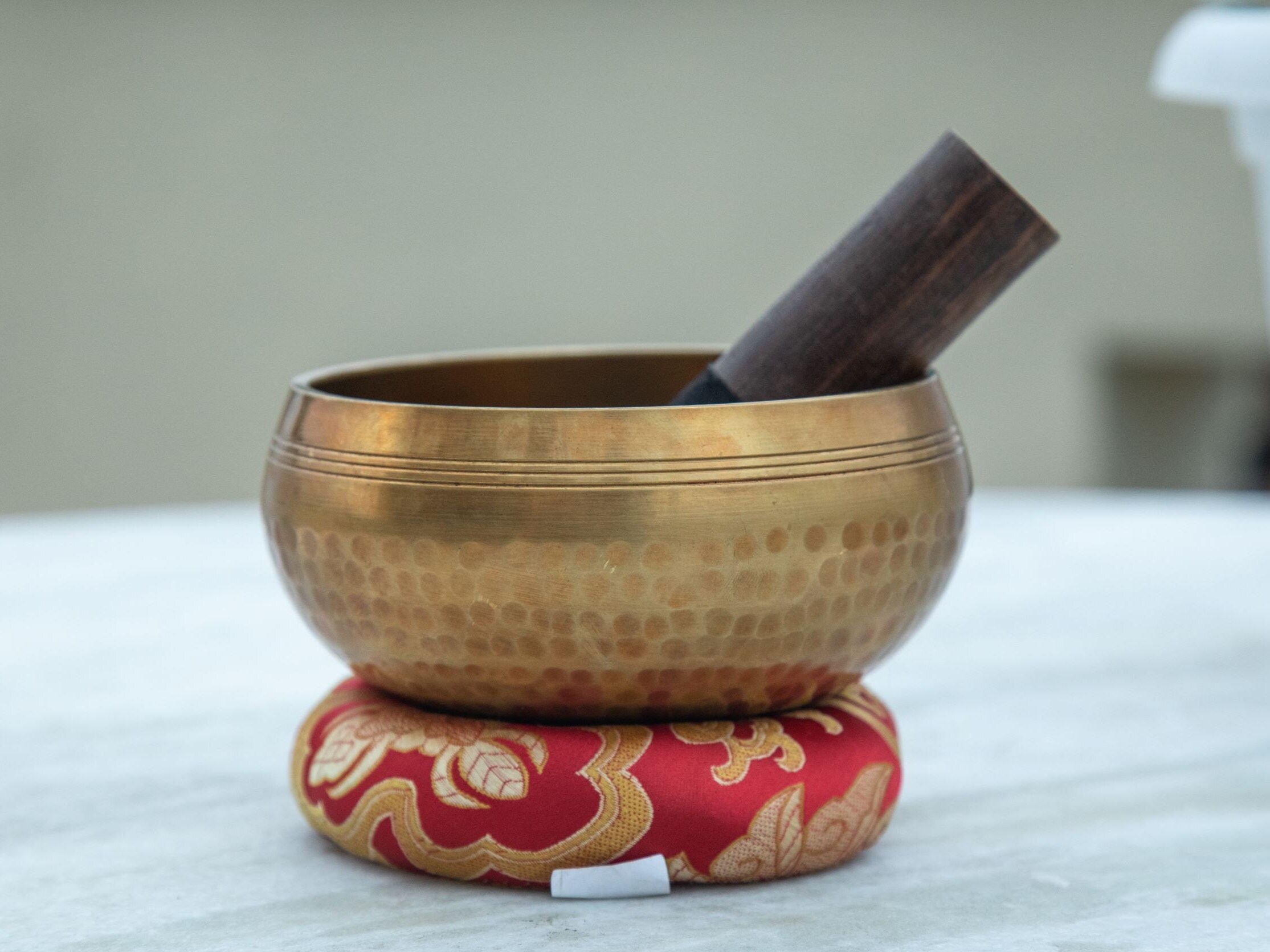 Handmade Tibetan Singing Bowl (4.5") for Sound Healing