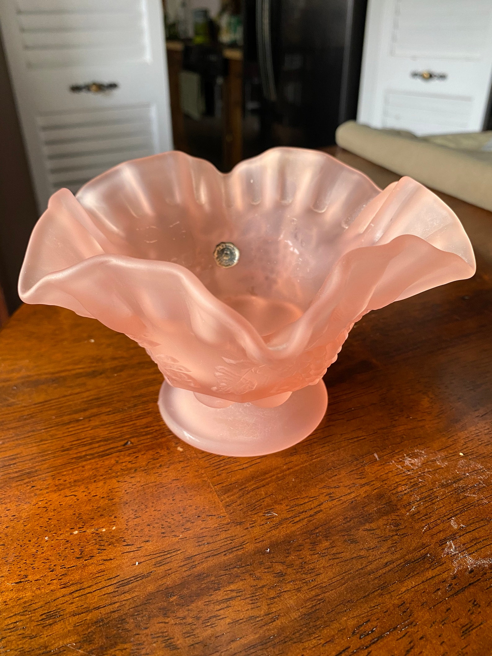 Westmoreland Satin Pink Candy Dish Etsy
