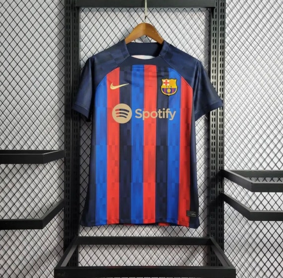 telefoon Vaarwel Gepland Buy BARCELONA 2022-2023 Home Jersey Soccer Shirt New Barca Shirt Online in  India - Etsy