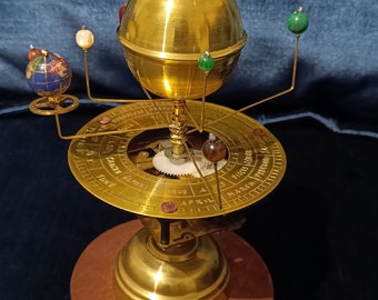 Astronomic-Astrological Clock Sphere Tellür  Globe(moons and zodiac signs)