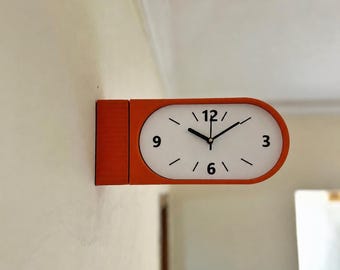 Reloj de pared de doble cara, relojes de ferrocarril, relojes de aeropuerto, reloj de pared magnético de doble cara, reloj de estación de aeropuerto, reloj de pared de diseño