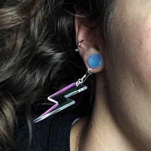 Black Onyx Double Flare Convex Stone Plug | Onyx Plugs