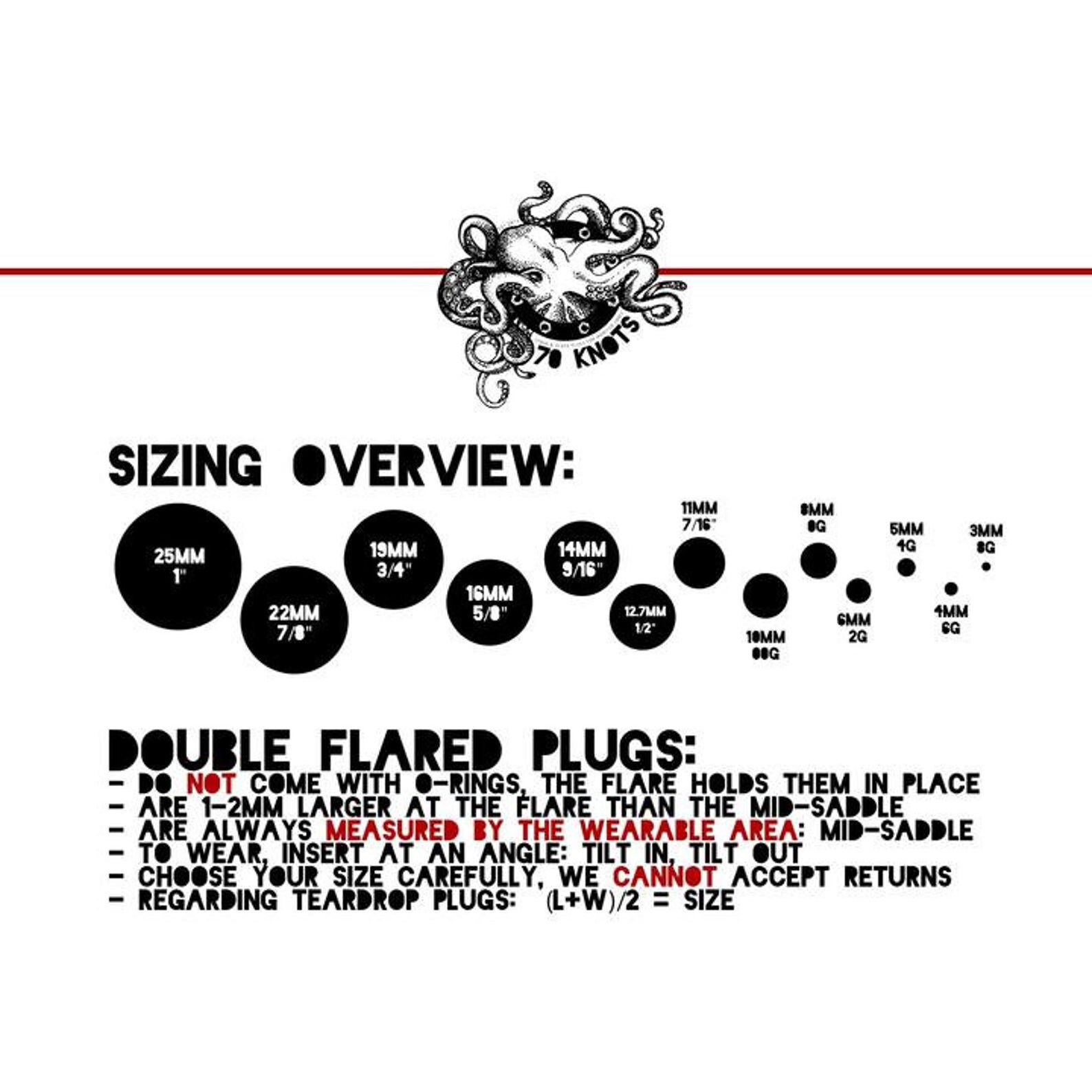 TUNNELS White Jade Stone Plugs Double Flared 1 Pair 6mm Etsy