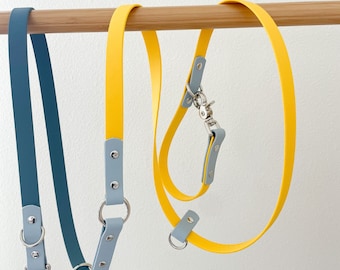Handsfree Biothane Dog Leash “the Durango” all-in-one leash, Waterproof