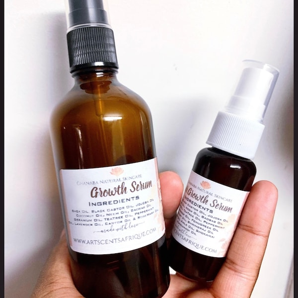 Ayurvedicc Handmade Hair Oil With Aloe Vera, Fenugreek, Brahmi, Amla Oil & Black Castor Hair Oil. GrowAndGlow