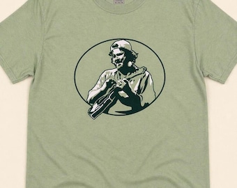 John Bell Pistachio Green Gildan soft style light weight short sleeve shirt