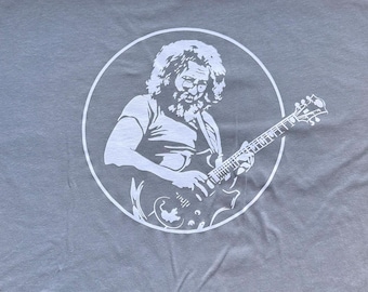 Jerry Garcia Hemd Hauch von Grau