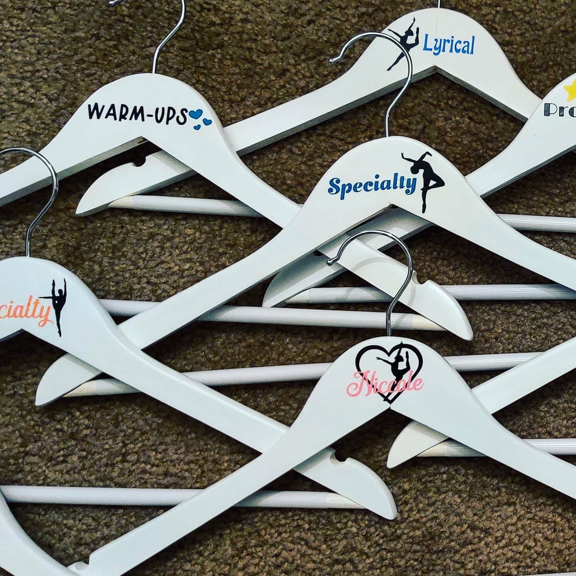 Personalized Hangers for Costumes Leotards Uniforms Etsy