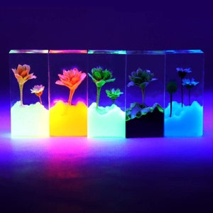 Glow in the dark Resin dye, resin pigment, resin mold, resin clips, crafts, jewelry, gold, silver image 3