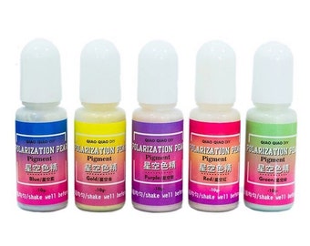 Resin dye, resin pigment, resin mold, resin clips, crafts, jewelry, gold, silver