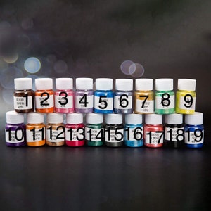 Powder Resin dye, resin pigment, resin mold, resin clips, crafts, jewelry, gold, silver