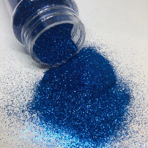 Brillo fino azul real