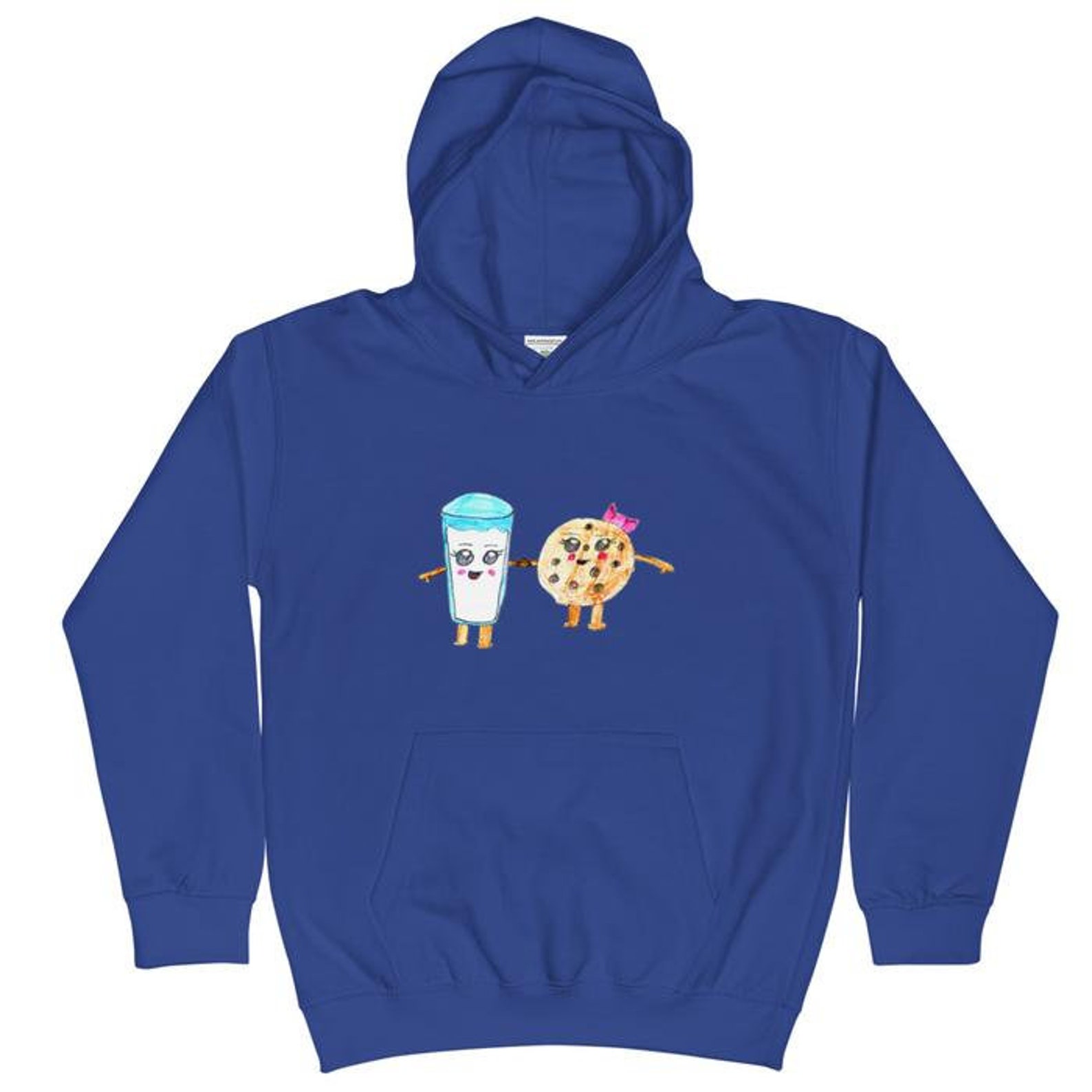 Milk And Cookie Kids Hoodie Etsy