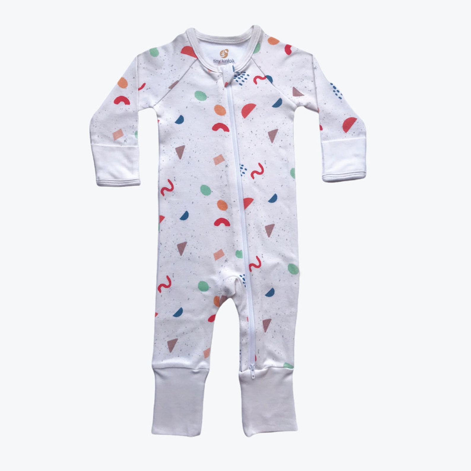 Organic Cotton Baby Onesie Baby Romper with Twoway Zipper Etsy