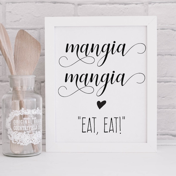 Mangia - Etsy
