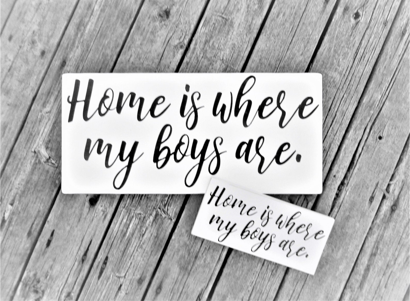 Boy Mom gift Gift for mom of boys Mom gift from son Home is Etsy