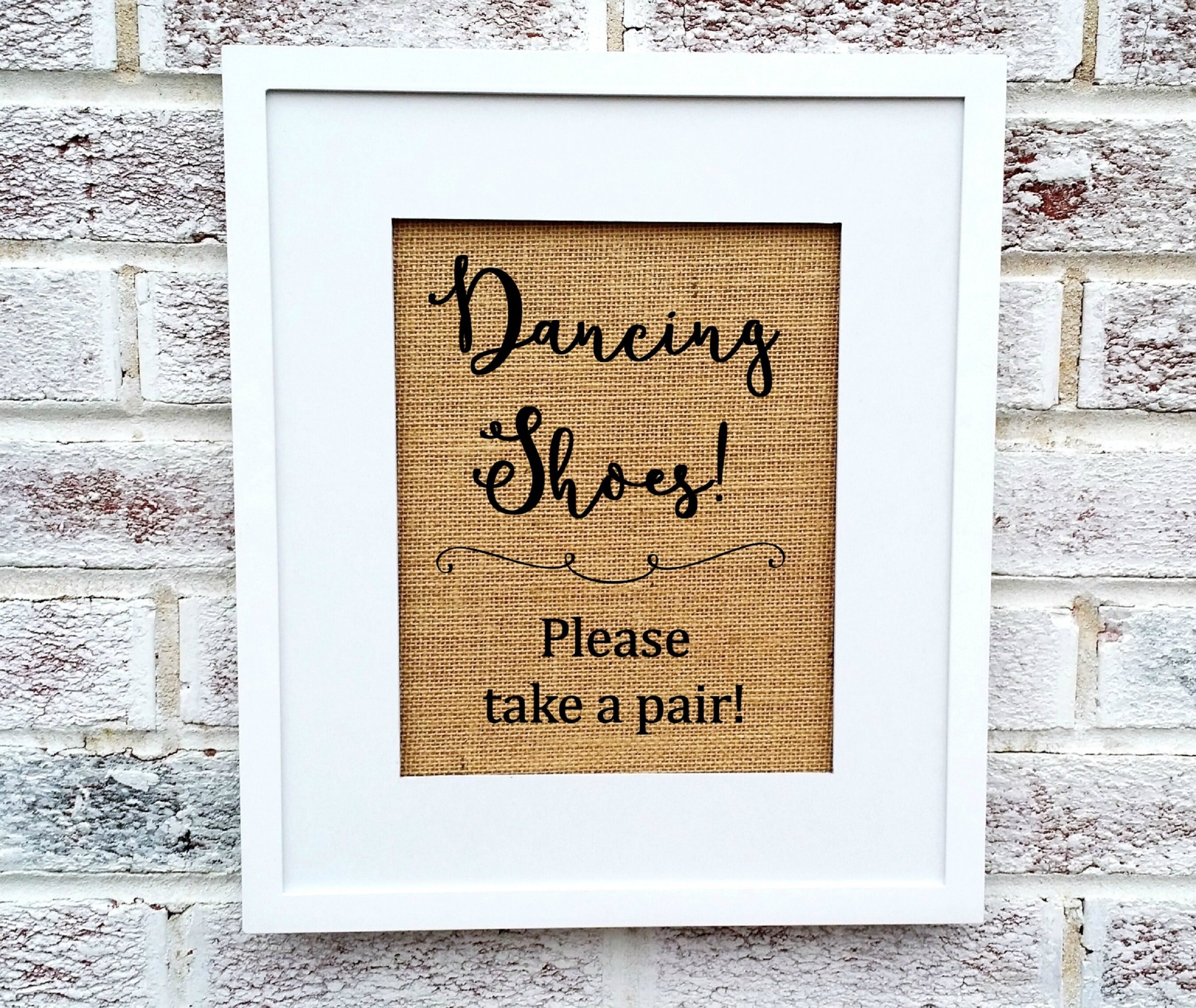 Dancing Shoes Sign for Wedding Dancing Shoes Sign Dancing Etsy