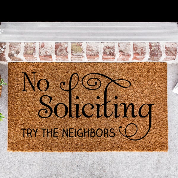 Funny No Soliciting - Etsy